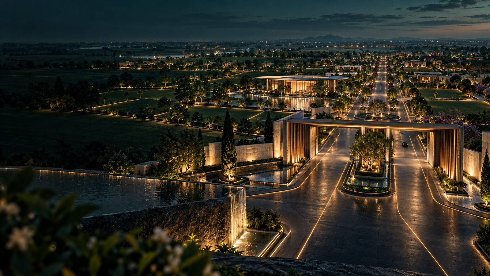 Grham future community conceptual architectural visualisation